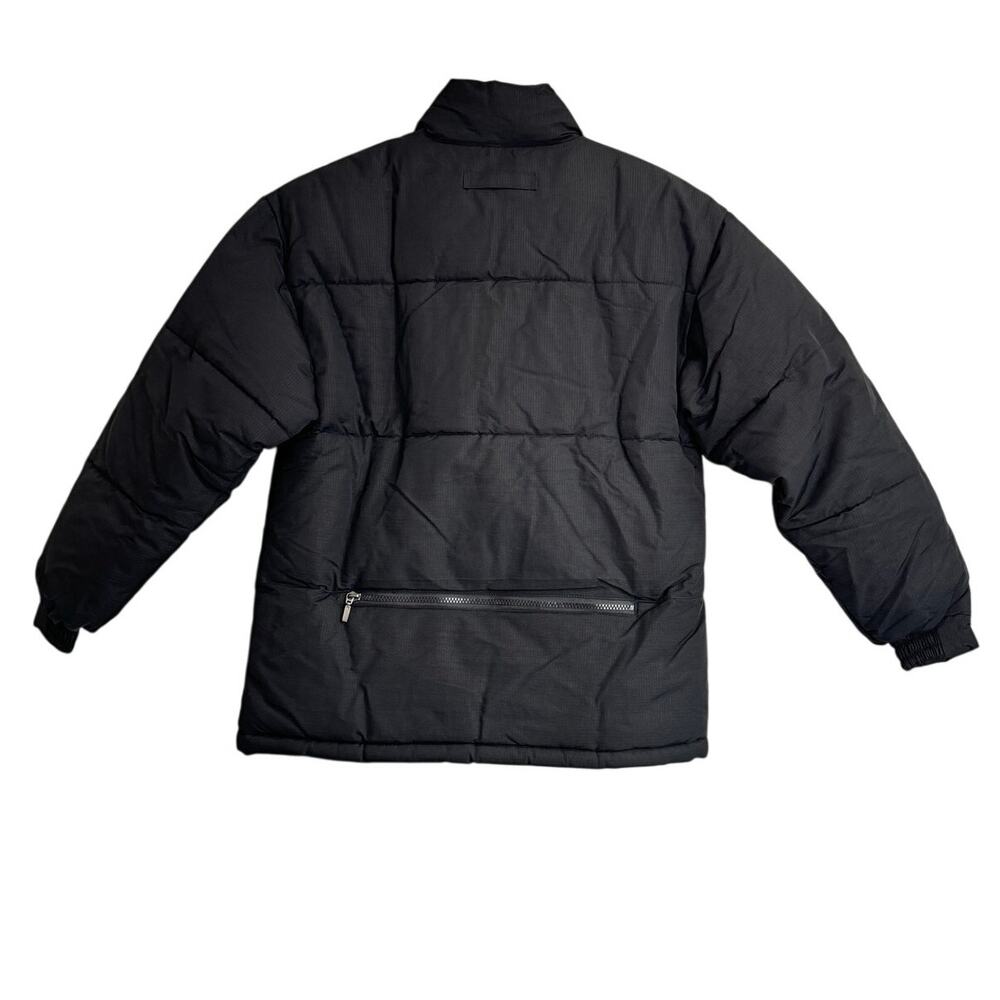 J.Crew Signature Black Cozy Puffer Jacket PrimaLoft Filling Retro Sporty XXS - Picture 3 of 8
